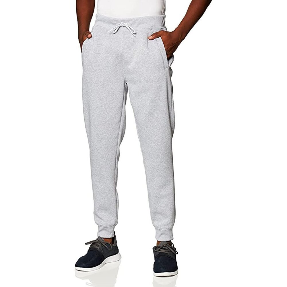 Mens Active Basic Fleece Joggers, Relaxed and Comfortable Sweatpants